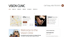 Desktop Screenshot of kalispellvisionclinic.com